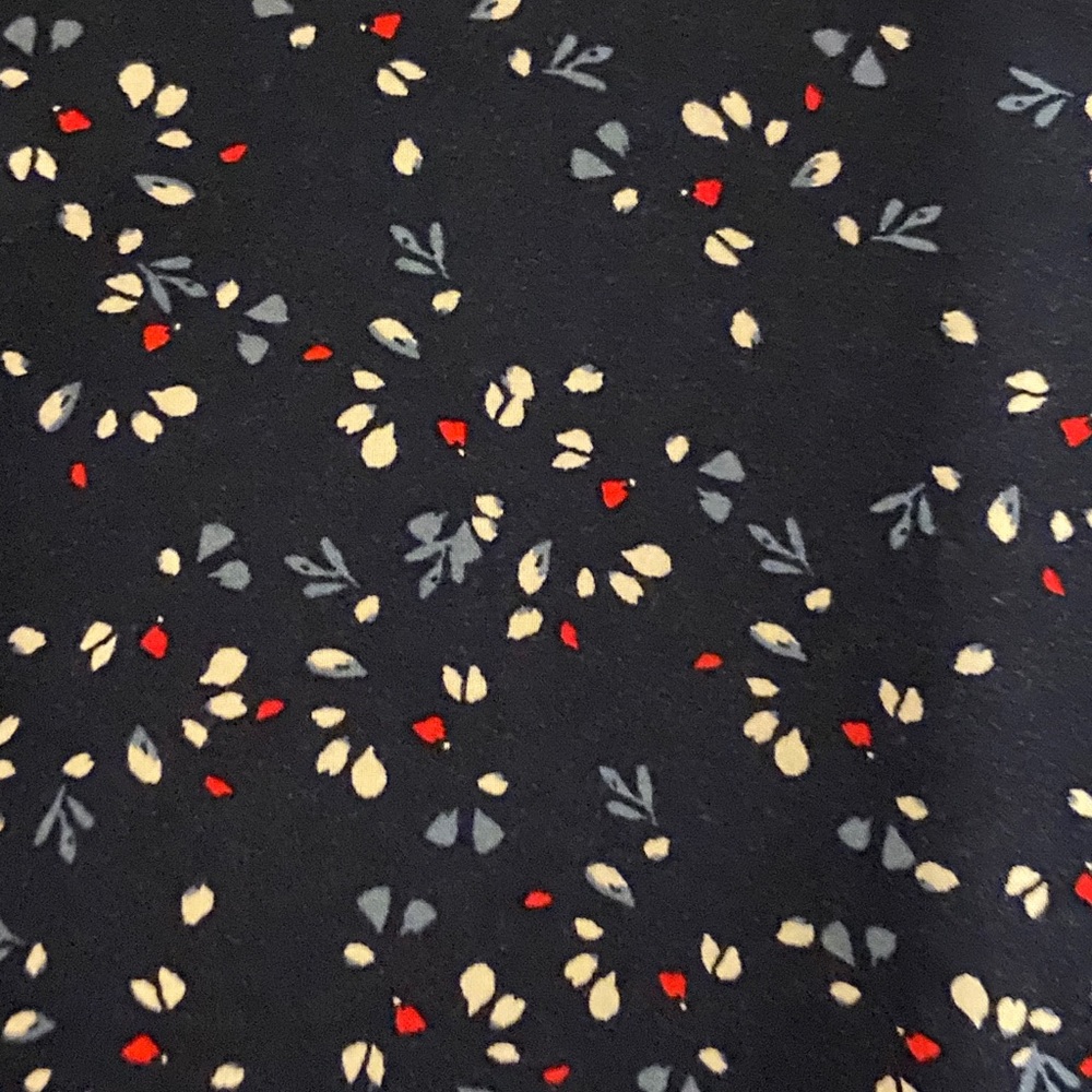 Navy tip with pattern - Picture 2 of 2